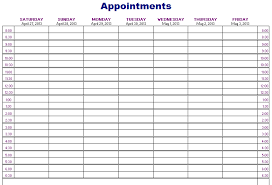 Calendar and schedule templates for download. Sample Appointment Calendar Template Google Search Calendar Template Schedule Template Appointment Calendar