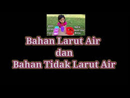 Ia juga fenomena asas untuk penjanaan. Eksperimen Mudah Bahan Larut Dan Tidak Larut Sains Prasekolah Youtube