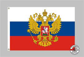 Produktinformationen fahne / flagge russland adler schrift. Russland Mit Adler Flagge Fahne Staaten International Flaggen Online De
