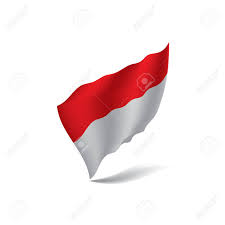 In 1922 indonesian students in leiden (the netherlands) adopted a flag red over white for their association, and had the head of a banteng (bull) in the centre. Indonesia Flag Vector Illustration On A White Background Royalty Free Cliparts Vectors And Stock Illustration Image 95186311