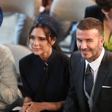 The dress looks very familiar. Royal Wedding David And Victoria Beckham Looked Extremely Dapper Sbnation Com