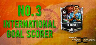 Weak foot 4 ★ ↗ 5 ★. Art A Small Tribute To The No 3 International Goal Scorer Sunil Chhetri Only Behind Ronaldo Messi Futmobile