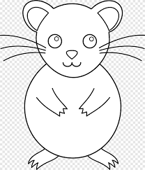 Kelima sila pada pancasila digambarkan dengan simbol bintang rantai pohon beringin kepala banteng serta padi dan kapas. Golden Hamster Drawing Line Art Hamster White Mammal Png Pngegg