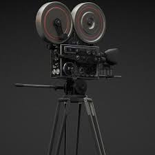 Vintage Video Camera 3d Model With Scene File Vintage Video Camera Video Camera Movie Camera