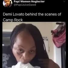 576 x 720 jpeg 95 кб. Papi Women Neglecter Nn Papijuicegawd Demi Lovato Behind The Scenes Of Camp Rock Ifunny