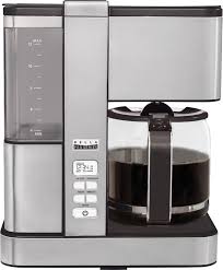 In the world of automatic drip coffee makers, it is impossible to find a coffee maker that is completely free of plastic in some form. Bella Pro Series Flavor Infusion 12 Cup Coffee Maker Stainless Steel 90078 Best Buy