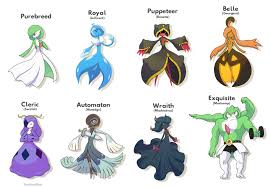 Gardevoir Crossbreeds By Hallowdew Pokemon Breeds Pokemon Fan Art Art