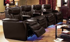 Home Theater 4 Piece Leather Power Recliner Sectional Sofa Grand Home Furnishings K1821 Home Cinema Seating Furniture Leather Furniture