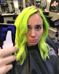 MY FUTURE MIL SWITCHED MY HAIR DYE TO NEON GREEN RIGHT BEFORE MY WEDDING TO  SABOTAGE IT A few days before my wedding, I left my usual ashy blonde dye  in the