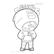 Brawl Stars Para Colorear Leon