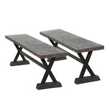 Here are a few main features of outdoor dining furniture: Belmond Outdoor Dining Bench Set Of 2 By Christopher Knight Home Overstock 12180182