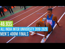 Jun 28, 2021 · watch: 400m Men S Finals All India Inter University Athletics Championship 2019 2020 Youtube