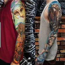 #bitemyshinymetalass #benderrodriguez #sullenclothing #eternalink #hustlebutterdel… Salvador Dali Full Color Sleeves Done By Nathan Mathewson At Shipshape Tattoo Auckland New Zealand Tattoo Lover Family
