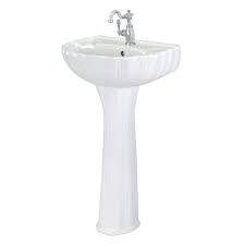 Foremost Brielle Pedestal Combo Bathroom Sink In White Bathroom Sink Pedestal Sink Pedestal Sinks