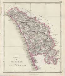 The state of kerala is divided into 14 districts. District Of Malabar Geographicus Rare Antique Maps