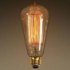 Antique Light Bulb Marconi Filament 60 Watt Antique Light Bulbs Edison Light Bulbs Vintage Light Bulbs