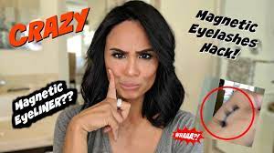 If you have difficulty removing the liner hold the pad over the liner for a few seconds to soften it. Crazy Magnetic Eyelashes Hack Magnetic Eyeliner Youtube
