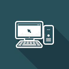 Some people like to have a very clean and bare desktop with absolutely no icons. Desktop Pc Flat Icon Stock Vector Illustration Of Easy 118521949