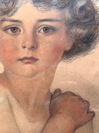 CUADRO ANTIGUO RETRATO de Un Scholar Fumando Interior Salón Carl CD  Todgeweiht EUR 701,80