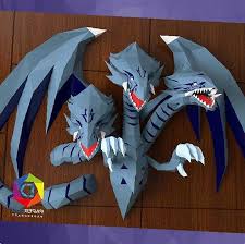Dragon De Ojos Azules Definitivo Blue Eyes Ultimate Dragon Resultado De La Fusion De 3 Dragones Blancos De Ojos Azules Art Pepakura Pdf P Yugioh
