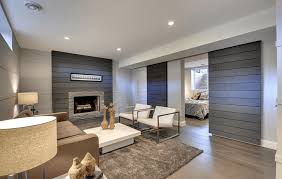 Another great tip for basement decorating ideas is to consider using large pieces of art to cover the empty expanse of walls in your basement space. Basement Design Ideas