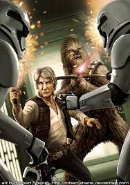 Han solo and chewbacca fan art. Han Solo And Chewbacca From The Force Awakens By Robert Shane On Deviantart