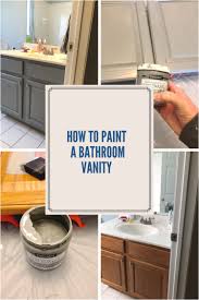 Painted Bathroom Vanity One Room Challenge Week 3