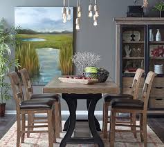 Homfy 5 pcs bar table and set dining table counter height dining table set for 4 for kitchen, dining room pub/dining room. Lucy Bar Height Dining Table Pottery Barn