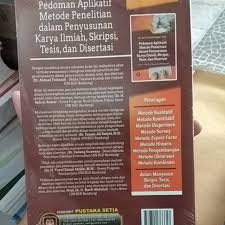 Check spelling or type a new query. Original Pedoman Aplikatif Metode Penelitian Dalam Penyusunan Karya Ilmiah Skripsi Tesis Shopee Indonesia