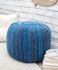 The pouf knitting pattern called for garter stitch short row construction which gives a nice curled shape that looks like a ball after you have completed knitting. Pouf Knitting Patterns Archives Knitting Bee 4 Free Knitting Patterns