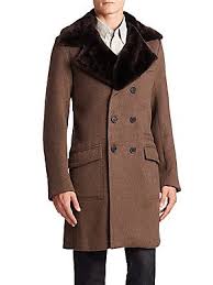 Billy Reid Beaver Fur Trimmed Bowery Coat Moda Moda Masculina Masculino