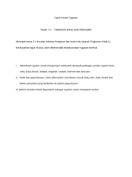 Nota 1 tema umum sejarah kertas 3 spm 2013. Sejarah Kertas 3 Tema 7
