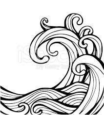 Vector Of Abstract Wave In Black And White Abstract Waves Black And White Abstract Vector Art