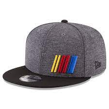Nascar New Era Flawless 9fifty Snapback Hat Charcoal Black Gorras Para Hombre Gorras Cool Gorras Planas