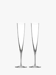 This italian made champagne flute set is made of high quality crystal with use of the true engraving technology. Champagne Flutes Saucers John Lewis Partners