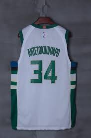 Men's #34 giannis antetokounmpo jersey white&green color milwaukee bucks swingman fanatics size s m l xl xxl xxxl player: Men 34 Giannis Antetokounmpo Jersey White Milwaukee Bucks Authentic Player Jersey Nba Jersey Stephen Curry Jersey