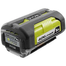 Ryobi 40 Volt Lithium Ion 5 Ah High Capacity Battery Op4050a Lithium Ion Batteries Ryobi Lithium Battery