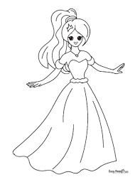 If your child loves interacting. Princess Coloring Pages 30 Printables Easy Peasy And Fun