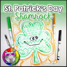 Once you have the hang of how to draw a shamrock, try making them using watercolors too. St Patrick S Day Art Ideas For Kids Ms Artastic