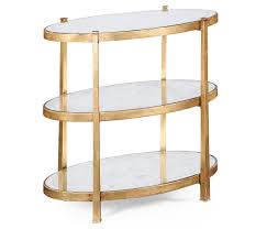 Jonathan Charles Furniture 3 Tier Glass Side Table Gold Glass Side Tables Antique End Tables Glass Table