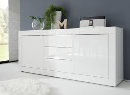 Urbino Collection Sideboard Two Doors Three Drawers White Gloss Finish White Gloss Bedroom Furniture Contemporary Living Room Furniture Dining Room Furniture Modern