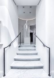• size • for tiles: Shh Architects On Twitter Material Monday A White Marble Staircase Leading Up To A Sculpture Of A Male Figure In Our Regent S Park Villa Residential Project Stairs Staircase Marble Marblestaircase Interiordesign