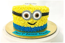 Bababa babanana bababa babanana cute minions in a cake hope you like it thank you for watching ❤️ for baking tutorial. Minion Theme Smash Cake Minion Birthday Cake Cartoon Cake Emoji Birthday Cake
