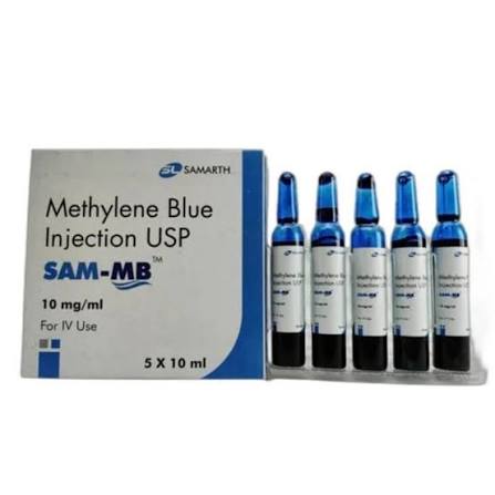 Methylene Blue Injection Usp, 10 mg/ml at ₹ 1000/piece in Mumbai | ID: 2857515900155