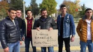 Dünya erkekler günü kutlu olsun! Turizm Gonulluleri 19 Kasim Dunya Erkekler Gunu Nu Kutladi