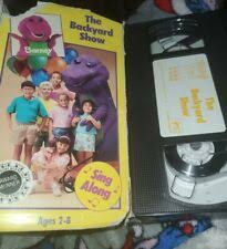 Music for the barney and the. Barney The Backyard Show Vhs 1988 For Sale Online Ebay