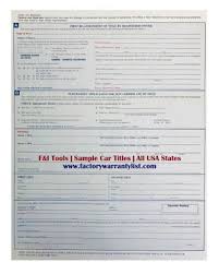 Wait to sign until you are before a notary. My Vehicle Title What Does A Car Title Look Like