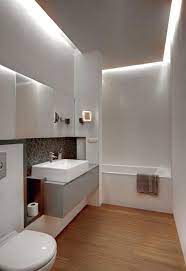 Das warme, glühende licht schafft eine sehen sie sich unsere ideen an und erfahren sie wie man diese atemberaubende beleuchtung gekonnt im wohnzimmer, bad, esszimmer, in der. Salle De Bain Contemporaine Idees Tendances Et Photos Salle De Bain Contemporaine Salle De Bains Moderne Idee Salle De Bain