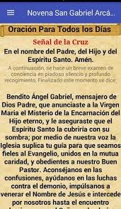 Se cree que este ángel será el encargado de tocar la. Novena San Gabriel Arcangel For Android Apk Download