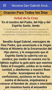 Se cree que este ángel será el encargado de tocar la. Novena San Gabriel Arcangel For Android Apk Download